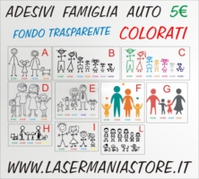 Adesivi Auto Family Sticker